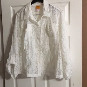 Ruby Rd. Woman sheer Blouse